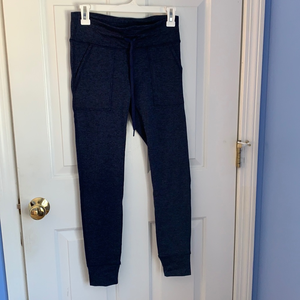 Aerie tie blue leggings - size M